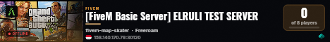 [FiveM Basic Server] ELRULI TEST SERVER live status badge