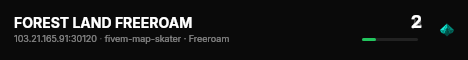 FOREST LAND FREEROAM live status badge