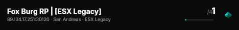Fox Burg RP | [ESX Legacy] live status badge