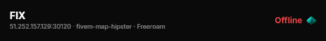 FIX live status badge