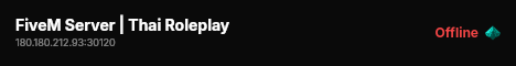 FiveM Server | Thai Roleplay live status badge