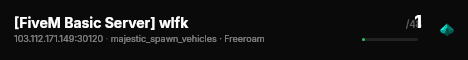 [FiveM Basic Server] wlfk live status badge