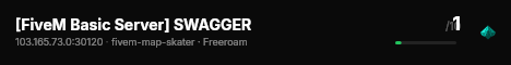 [FiveM Basic Server] SWAGGER live status badge
