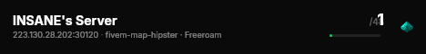 INSANE's Server live status badge