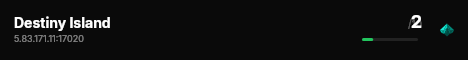 Destiny Island live status badge
