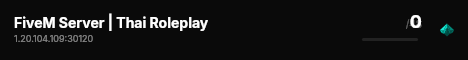 FiveM Server | Thai Roleplay live status badge