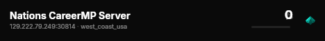 Nations CareerMP Server live status badge