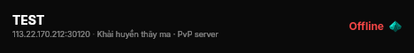 TEST live status badge