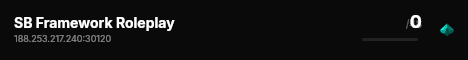 SB Framework Roleplay live status badge