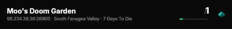 Moo's Doom Garden live status badge