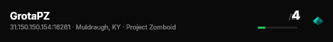 GrotaPZ live status badge