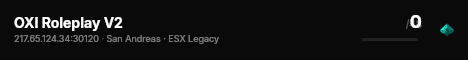 OXI Roleplay V2 live status badge