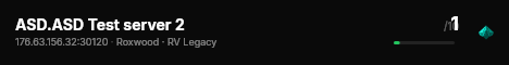 ASD.ASD Test server 2 live status badge