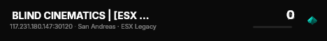  BLIND CINEMATICS | [ESX Legacy] live status badge