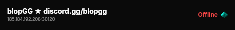 blopGG ★ discord.gg/blopgg live status badge