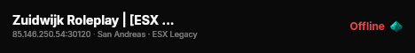 Zuidwijk Roleplay | [ESX Legacy] live status badge