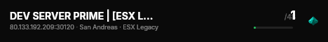 DEV SERVER PRIME | [ESX Legacy] live status badge