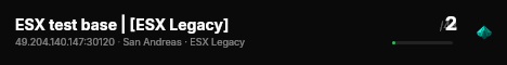 ESX test base | [ESX Legacy] live status badge