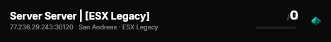 Server Server | [ESX Legacy] live status badge