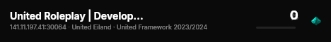 United Roleplay | Development live status badge