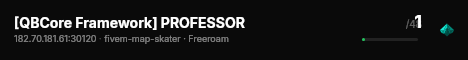 [QBCore Framework] PROFESSOR live status badge