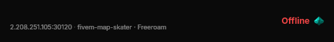   live status badge