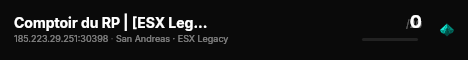 Comptoir du RP | [ESX Legacy] live status badge