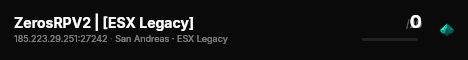 ZerosRPV2 | [ESX Legacy] live status badge