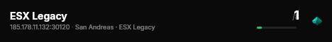 ESX Legacy live status badge