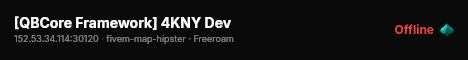 [QBCore Framework] 4KNY Dev live status badge