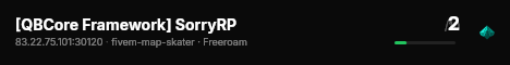 [QBCore Framework] SorryRP live status badge