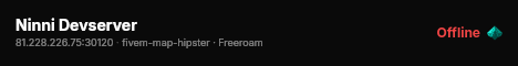 Ninni Devserver live status badge