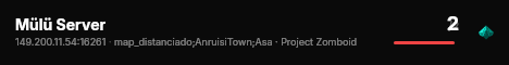 Mülü Server live status badge