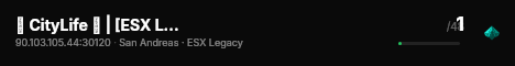 🏙️ CityLife 🏙️ | [ESX Legacy] live status badge