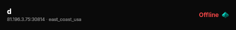 d live status badge