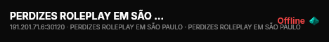 PERDIZES ROLEPLAY EM SÃO PAULO live status badge