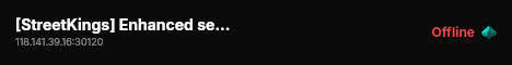 [StreetKings] Enhanced server live status badge