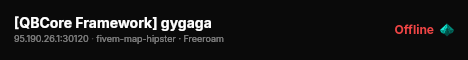 [QBCore Framework] gygaga live status badge