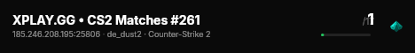 XPLAY.GG • CS2 Matches #261 live status badge