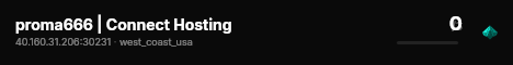 proma666 | Connect Hosting live status badge