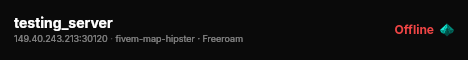 testing_server live status badge