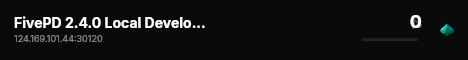 FivePD 2.4.0 Local Development live status badge