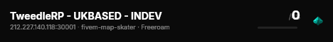TweedleRP - UKBASED - INDEV live status badge