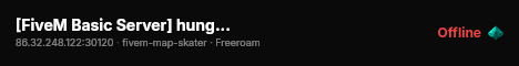 [FiveM Basic Server] hungo_testni live status badge