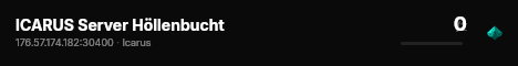 ICARUS Server Höllenbucht live status badge