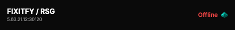 FIXITFY / RSG live status badge
