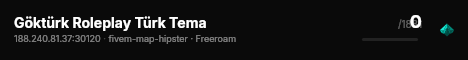 Göktürk Roleplay Türk Tema live status badge