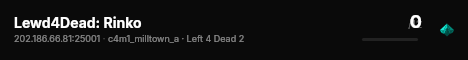 Lewd4Dead: Rinko live status badge