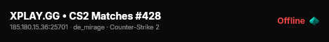 XPLAY.GG • CS2 Matches #428 live status badge