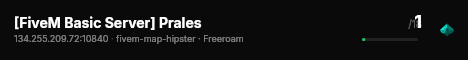 [FiveM Basic Server] Prales live status badge
